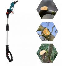 Sécateur télescopique électrique 750W scie à chaîne élagage électrique sécateur scie à arbre