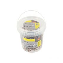Secchio da 250 viti tf tx 4,5x50 mm + punta T20 Suki