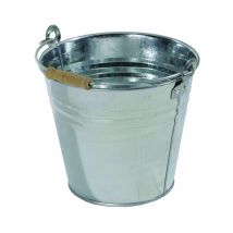 Secchio in lamiera zincata - lt.10 ø cm.29x23h.