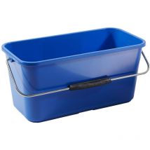 Supermop Secchio Plastica 13 lt, Plastica, Blu, 47 x 23 x 21 cm - Perfetto