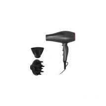 Oryx - Sèche-cheveux à technologie ionique, 2 vitesses et température réglable (2200W 230V) noir et fuchsia