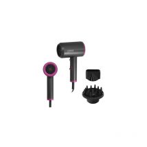 Oryx - Sèche-cheveux léger avec technologie ionique 2 vitesses (2000W 230V) noir et fuchsia
