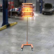 Gojoy - Sèche-Peinture Radiateur Infrarouge Radiateur Lampe Infrarouge Voiture 2,000 w
