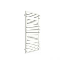 Matisère - Sèche-serviette eau chaude blanc de 1240mm de haut et 600mm de large - 893 Watt - POC1240/600ZXB