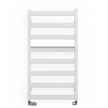 Matisère - Sèche-serviette eau chaude blanc de 1150mm de haut et 600mm de large - 501 Watt - VIV1150/600SXB