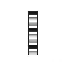 Sèche Serviette Radiateur-matisere - Sèche-serviette eau chaude noir de 1840mm de haut et 400mm de large - 660 Watt - FIO1860/400SXN