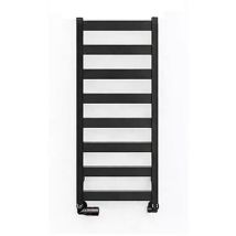 Matisère - Sèche-serviette eau chaude noir de 670mm de haut et 400mm de large - 230 Watt - VIV670/400KGSXN