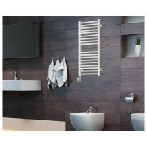 Otitec - Secador de toallas eléctrico blanco - solaris - 800 watt - 146 x 50 - Blanc