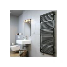 Otitec - Secador de toallas eléctrico negro - lux - 800 watt - 124 x 45 - noir