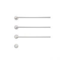 Vivolilv - Sèche-serviette électrique, porte-serviettes thermostatique intelligent inox 304, blanc 3 pôles 42W