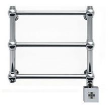 Matisère - Sèche-serviette électrique programmable chromé - HxL 430x504 mm - 120 Watt - RET430/504E8CROP