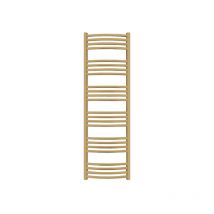 Matisère - Sèche-serviette électrique programmable doré - HxL : 1380x486 mm - 600 Watt - LEN1380/486E8BRAP