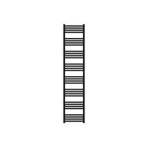 Sèche Serviette Radiateur-matisere - Sèche-serviette mixte noir de 1860mm de haut et 400mm de large - 660 Watt - FIO1860/400Z1N