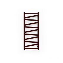 Sèche-serviette mixte noir de 1230mm de haut et 400mm de large - 382 Watt - VIP1230/400Z1N