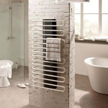 Sèche-serviette mixte sanaga Blanc Réversible 750W - 1110 x 600 mm Finimetal