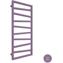 Sèche-serviette mixte violet de 1545mm de haut et 500mm de large - 591 Watt - ZIG1545/500Z84001
