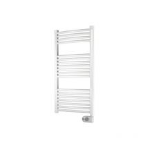 Ducasa - Radiateur sèche-serviettes-450 W-Fluide caloporteur-Programmateur 7 j - Fil pilote - Blanc