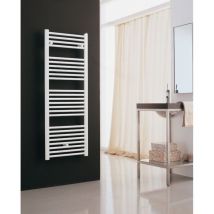 Sèche-Serviettes Eau Chaude 850W ALTERNA Priméo 2 Vertical Mural Blanc - 3551909 - NEUF