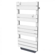 Voltman - Chauffage sèche-serviette inertie sèche - 500W + soufflerie 1000W - Blanc