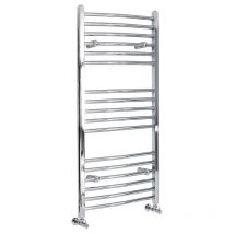 Artle - Sèche-Serviettes Design Moderne Chromé - Incurvé 120 cm x 49.8 cm - Hudson Reed