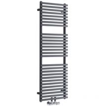 Sèche-Serviettes à Raccordement Central – Anthracite – 121.5 x 40cm – Magera