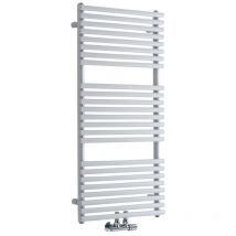 Sèche-Serviettes à Raccordement Central – Blanc – 106.5 x 50cm – Magera