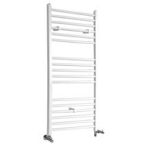 Ive - Sèche-Serviettes Design Mixte Moderne Plat - Blanc - 120 cm x 60 cm - Hudson Reed