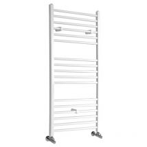 Hudson Reed Artle - Sèche-Serviettes Design Moderne Blanc - Plat 120 cm x 50 cm