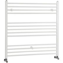 Artle - Sèche-Serviettes Design Moderne Blanc - Plat 100 cm x 100 cm - Hudson Reed