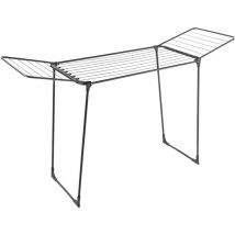 Lgvshopping - Séchoir Metaltex Hydra Wing 18 m de longueur de séchage Noir