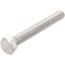 ISO4017 m 6x 10 Edelstahl A2-70 Sechskantschraube ohne Schaft (DIN933)