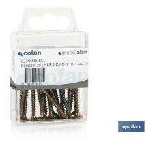 Spanplattenschrauben din 7505A - Blister 9 Einheiten. M5x35