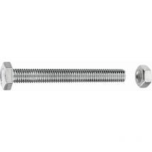 Sechskantschrauben M6 x 20 mm, 30 Stück Maschinenschrauben