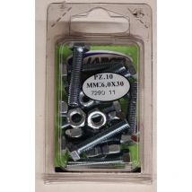 Sechskantschrauben und -muttern so.di.fer 6x30mm 10 st. - 729011