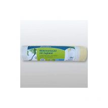 Secolan - 1x20 mülleimerbeutel mit Zugband 35 l White