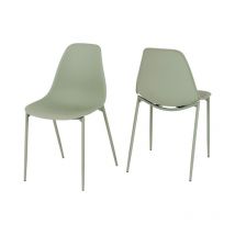 Lindon Pair (2) of Chairs in Green