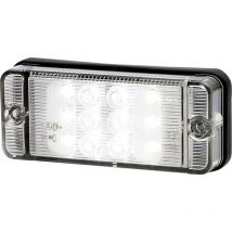 Secorüt - Faro di retromarcia Cavi terminali Faro di profondità posteriore 12 v, 24 v Bianco Vetro trasparente