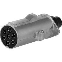 EP024 Anhänger Stecker [Anhänger-Steckdose 7polig Typ n - offene Kabelenden] Aluminium Druck - Secorüt