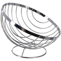 Corbeille en acier chromé oblik 26,5cm - 5five
