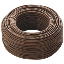 Section De Câble Électrique Unipolaire Fs17, 1,5 Mm2, Couleur Marron, Écheveau De 50 M