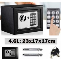 Secure digital steel safe electronic high security home office money safety box 4.6L