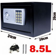 Day Plus - secure digital steel safe electronic high security home office money safety box 8.5L uk