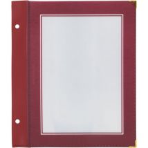 Set da 5 inserti A5 Bordeaux per la linea Wood porta Menu in legno - Securit