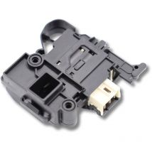 Sécurité de porte, Fermeture, Verrou (0024000128A, 0024000128D) Lave-linge amica, brandt, continental edison, domeos Haier qilive, thomson, vedette