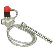 Le Sanitaire - Sécurité d'évacuation thermique 3/4'' avec tube capillaire 1,3 m