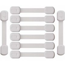 Securite Fenetre Enfant, Bloque Placard Bb, 8pcs Bloc Tiroir Securite Bebe, Bloque-Placards et Loquets, Securite Enfant, Protection Porte Bb pour