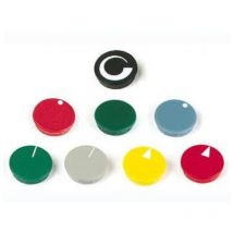 Lid for 15mm button (black)