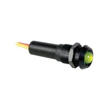 Voyant Led Vert 12v - Boitier Noir Seder 12vbg