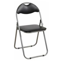 Sedia atlanta pieghevole - colore nera - 43x44x78 cm