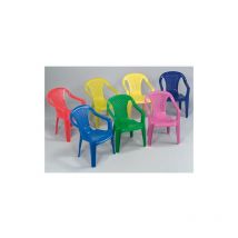 Sedia Resina Baby Con Braccioli Colorata